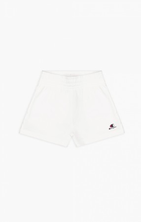Champion white sweat shorts cheap