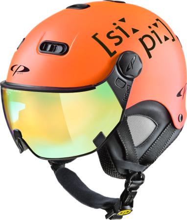 Carachillo XS Kinder Skihelm mit Visier 